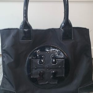 Tory Burch Ella Patent Nylon Tote